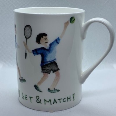 Mug porcelana inglesa - Tennis
