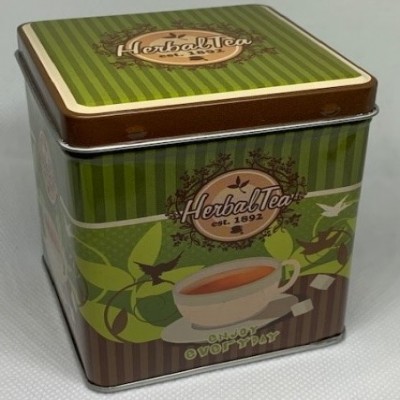 Lata para té (50 grs) - Herbal tea verde