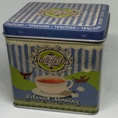 Lata para té (100 grs) - Herbal tea azul