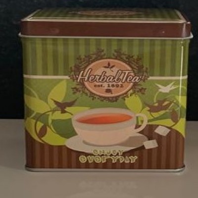 Lata para té (100 grs) - Herbal tea verde
