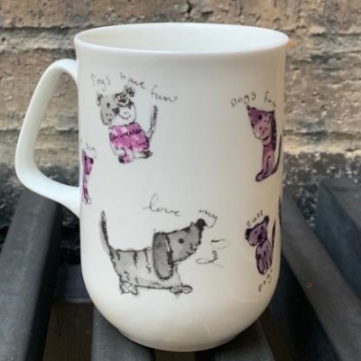 Mug porcelana inglesa - Personality dog
