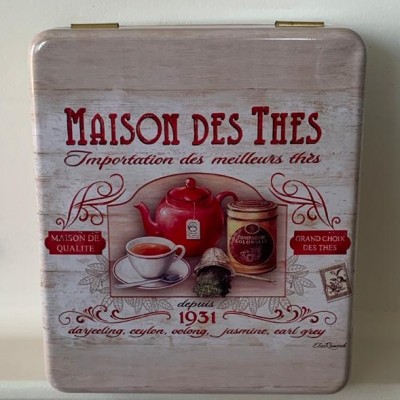 Caja latón (4 Compartimientos) - Maison des thés