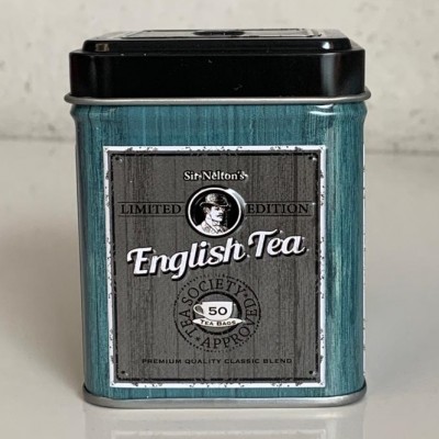 Lata para té (50 grs) - English Tea Azul